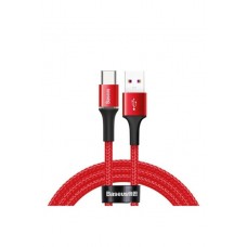 Baseus halo data HW flash charge cable USB For Type-C 40W 0.5m Red
