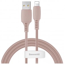 Baseus Colourful Cable USB For iP 2.4A 1.2m Pink
